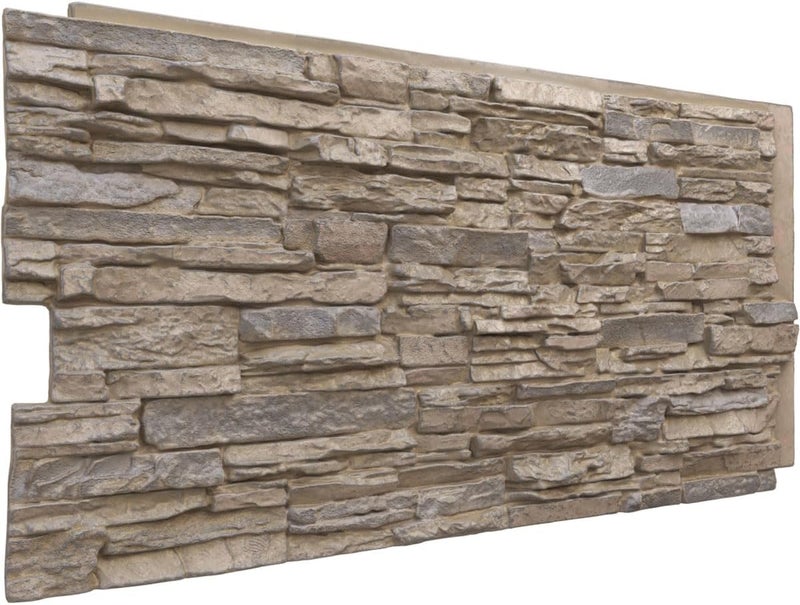 Ekena Millwork لوحة حجرية مزيفة من إيفرستون كانيون ريدج، 45 3/4" عرض × 24 1/2" ارتفاع × 1 1/4" عمق، لون روكوال - Image 3